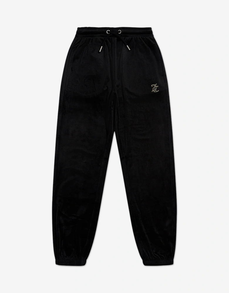 Girls Logo Tracksuit in Black