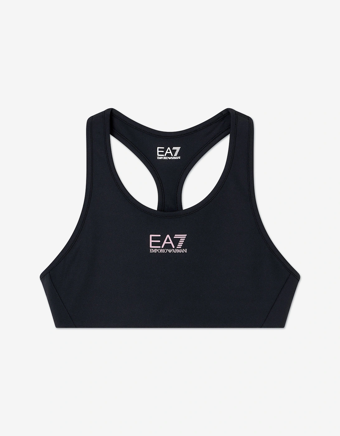 Emporio Armani Girls Vigor7 Sports Bra in Black, 5 of 4