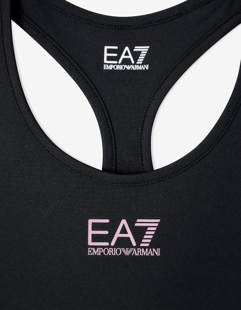 Emporio Armani Girls Vigor7 Sports Bra in Black