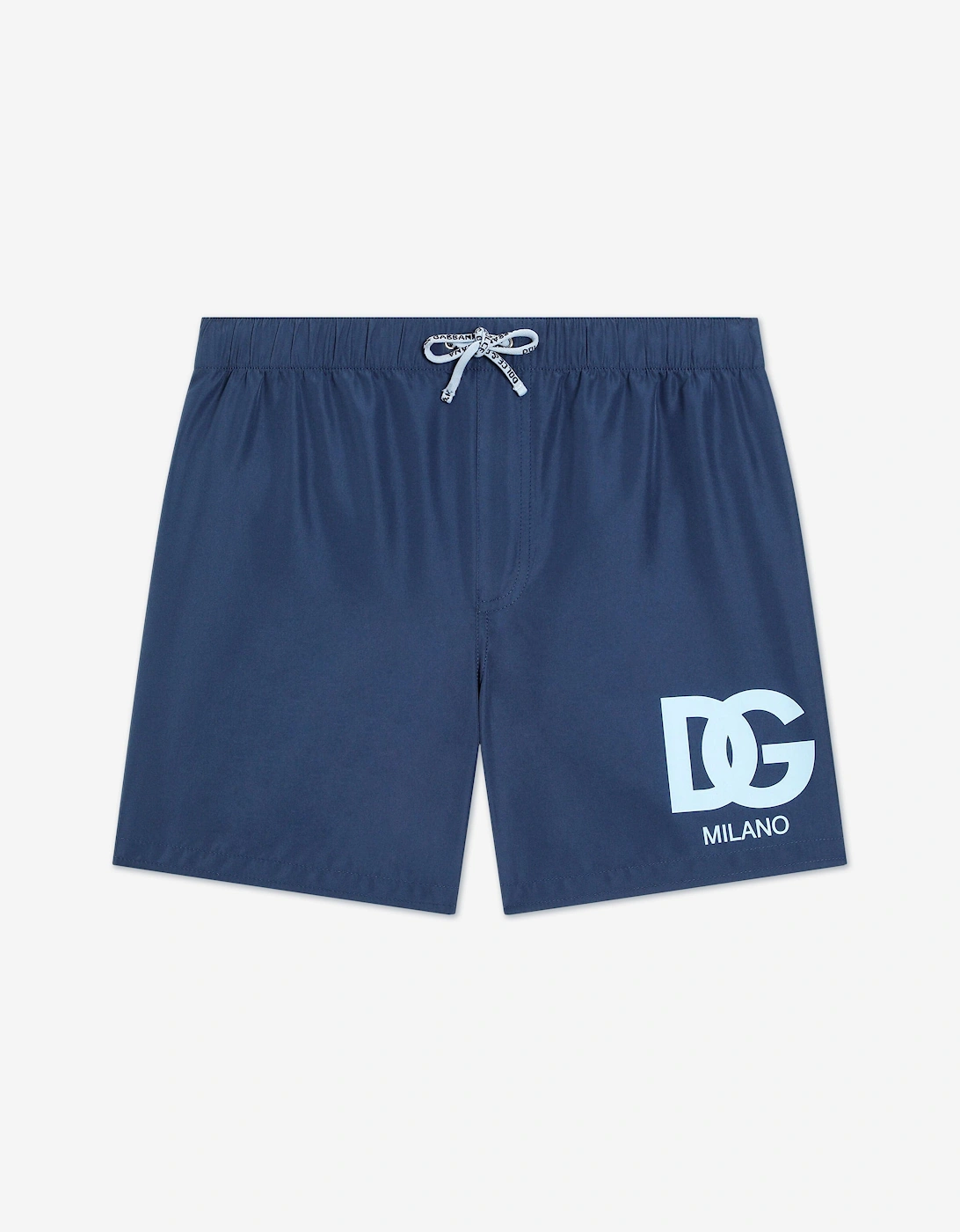 Boys Logo Swim Shorts in Blue, 5 of 4