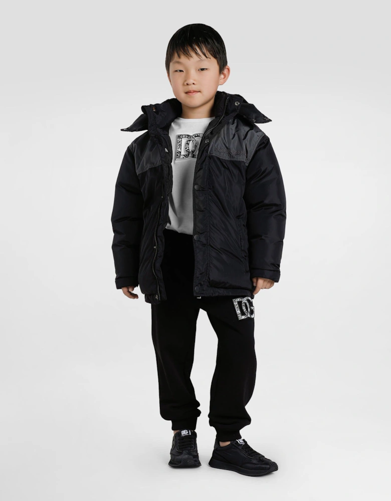 Boys DG Logo Trainers in Black