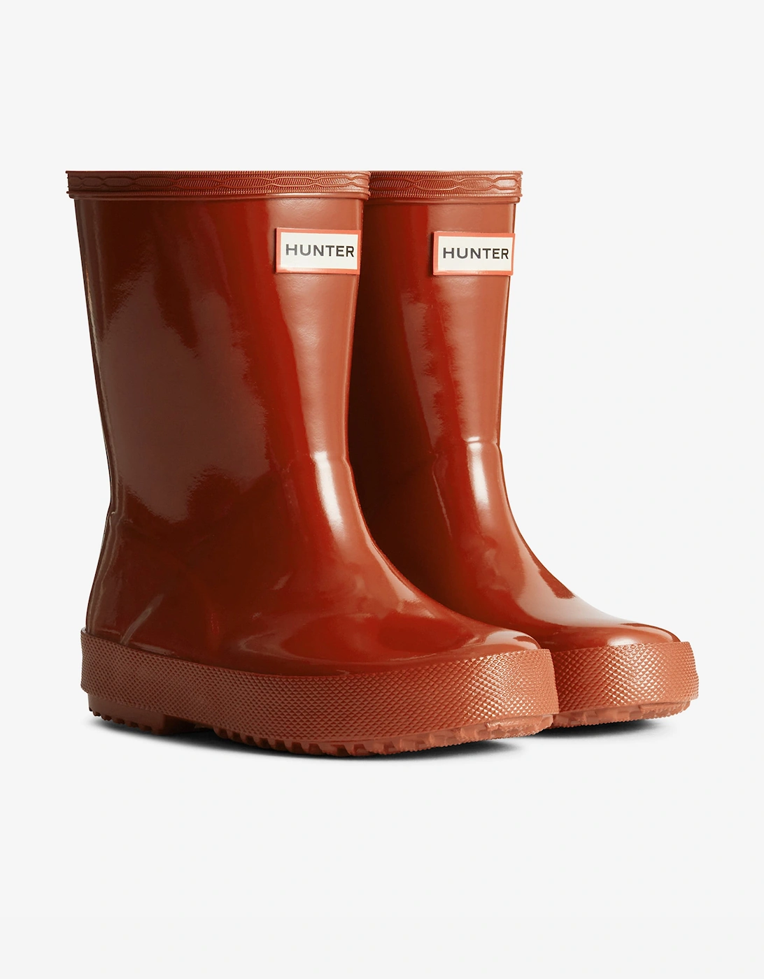 Kids First Gloss Wellington Boots in Red