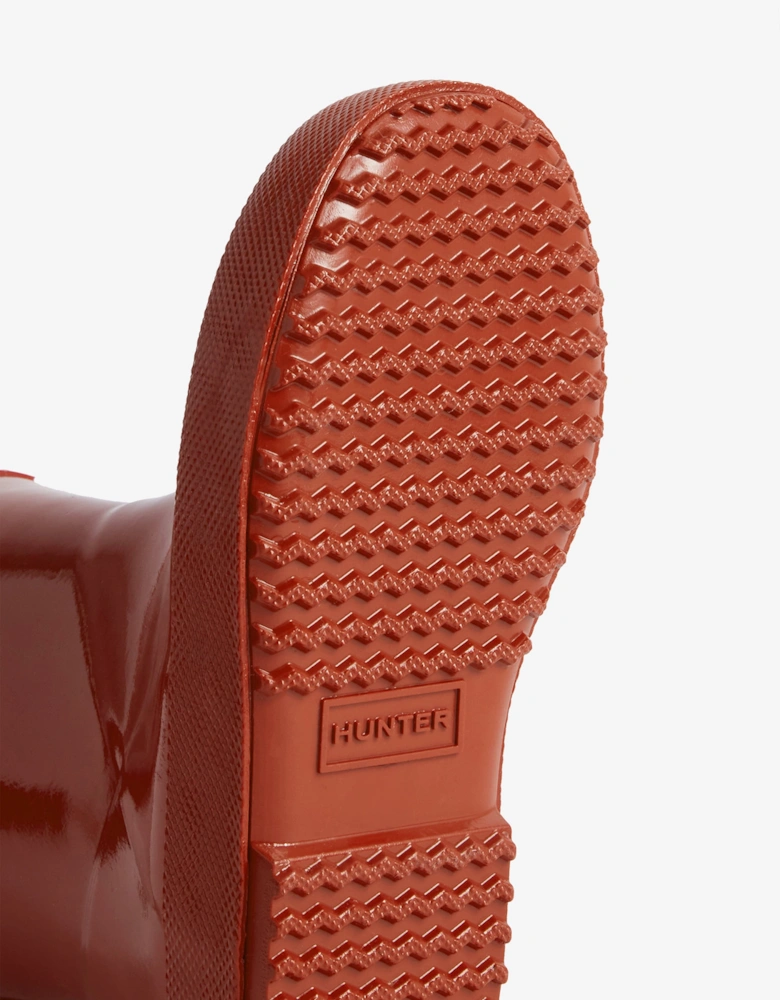 Kids First Gloss Wellington Boots in Red