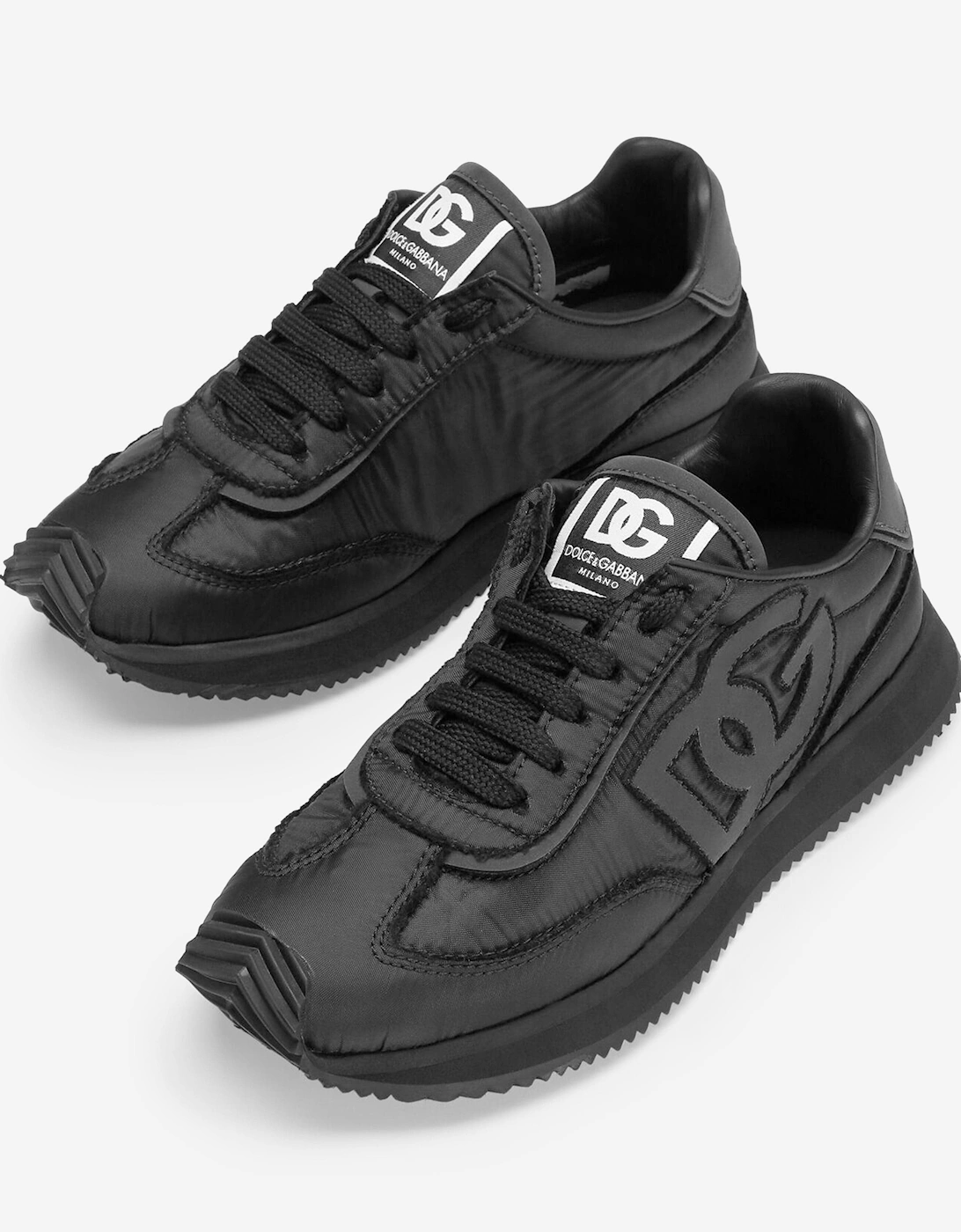 Boys DG Logo Trainers in Black