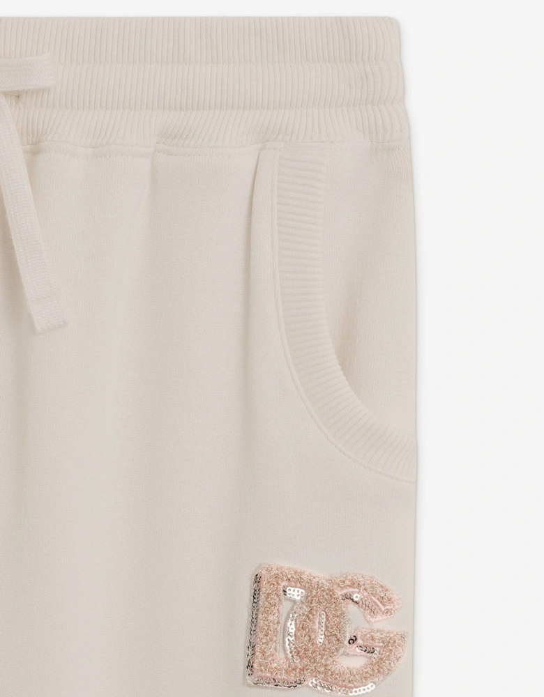 Girls Patch Logo Joggers in Pink