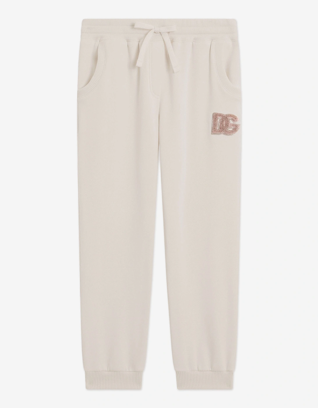 Girls Patch Logo Joggers in Pink, 6 of 5