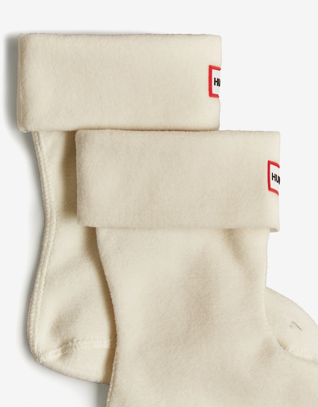 Kids Fleece Boot Socks in Ivory