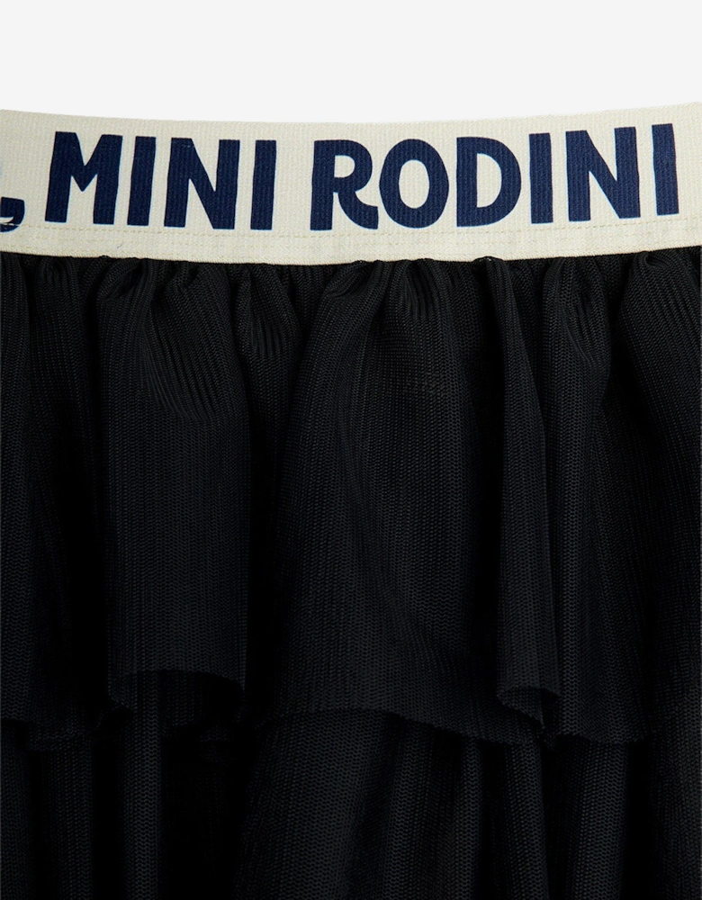 Girls Tulle Skirt in Black