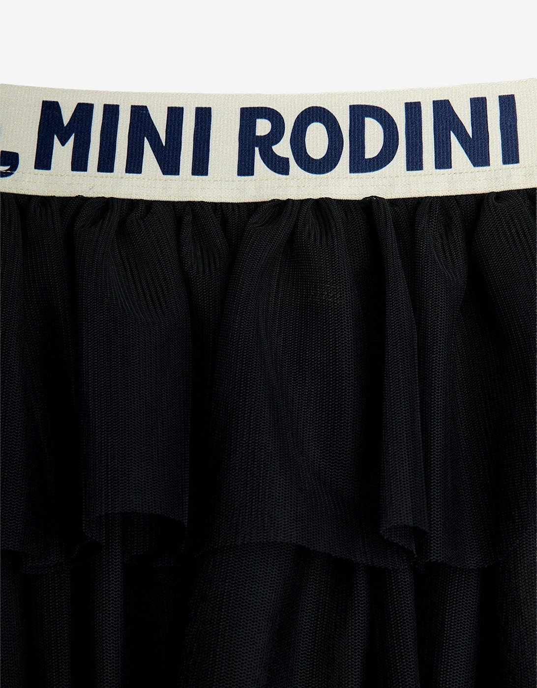 Girls Tulle Skirt in Black