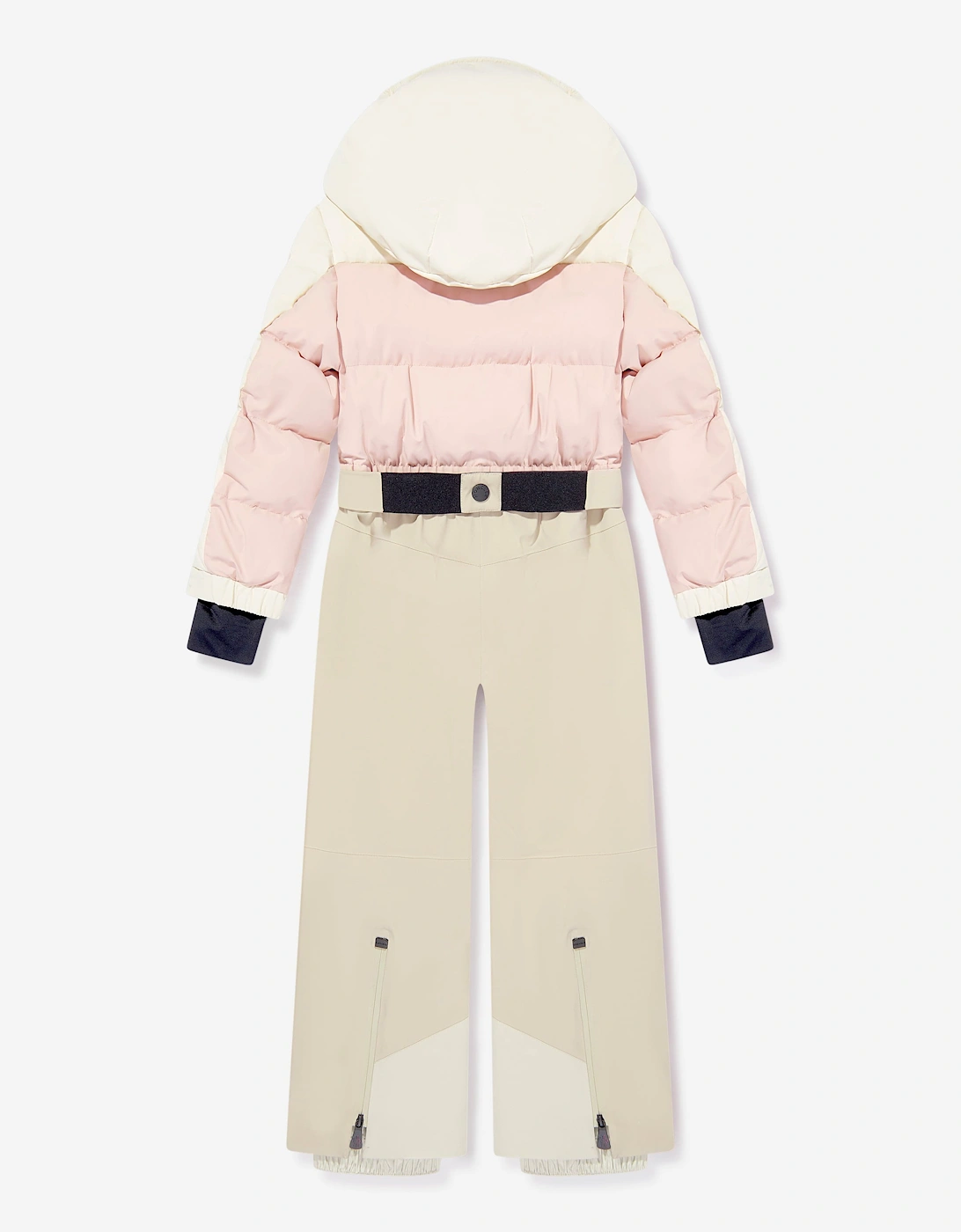 Enfant Girls Grenoble Down Padded Ski Suit in Pink