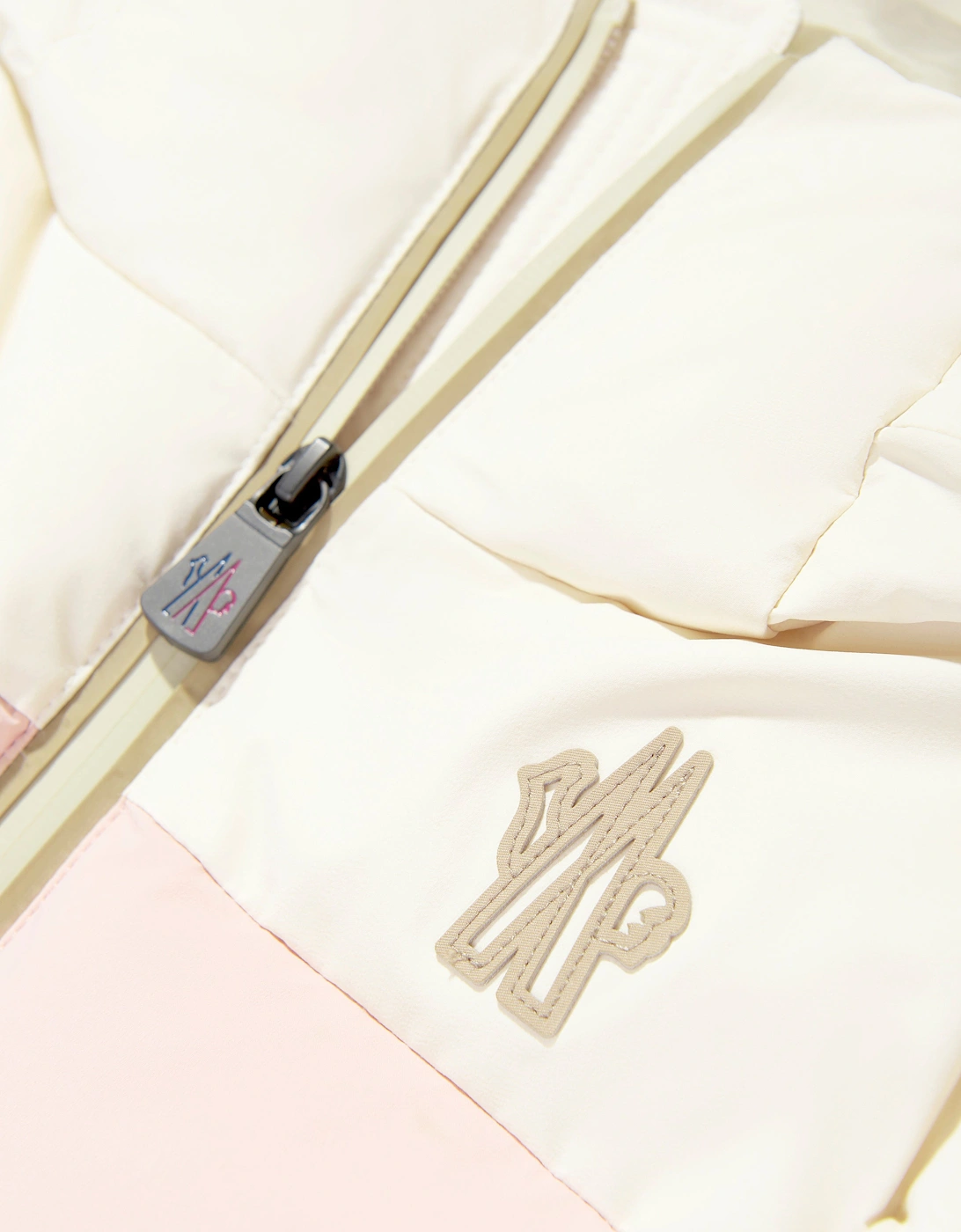 Enfant Girls Grenoble Down Padded Ski Suit in Pink