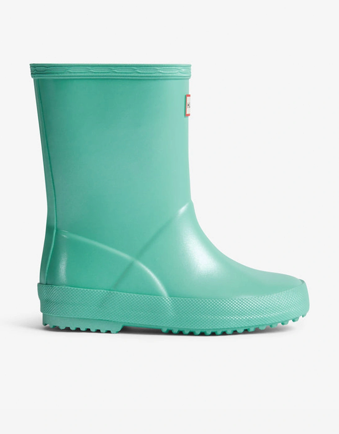 Hunter Girls Green 'S First Nebula Wellington Boots In  Size 27 Kids