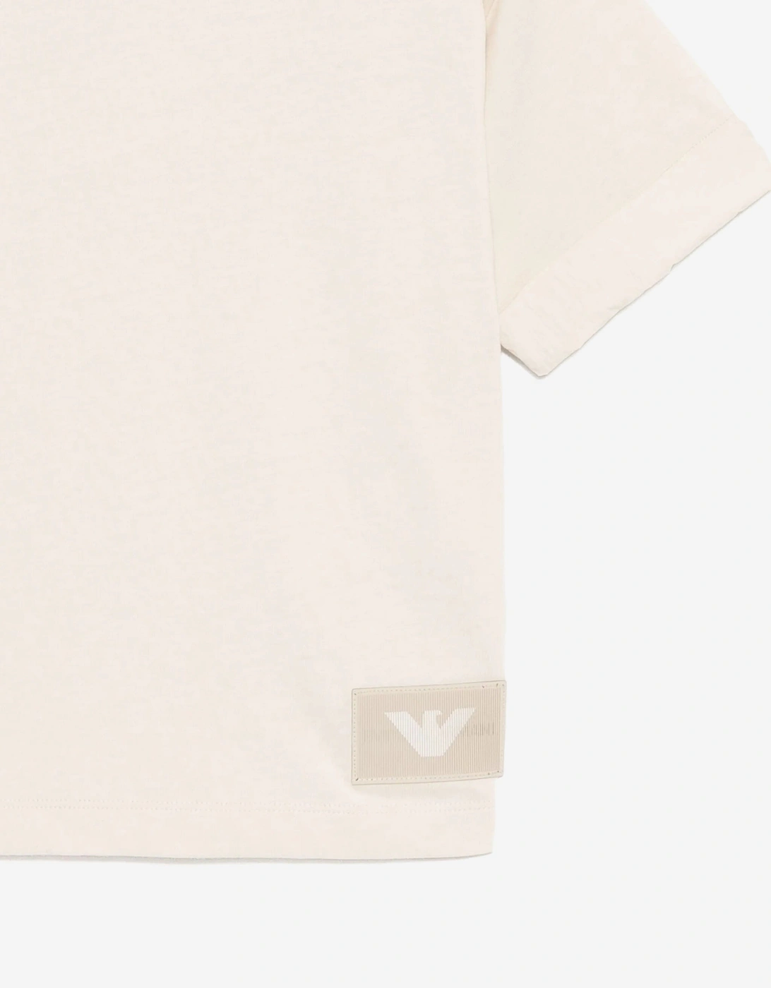 Boys Logo T-Shirt in Beige