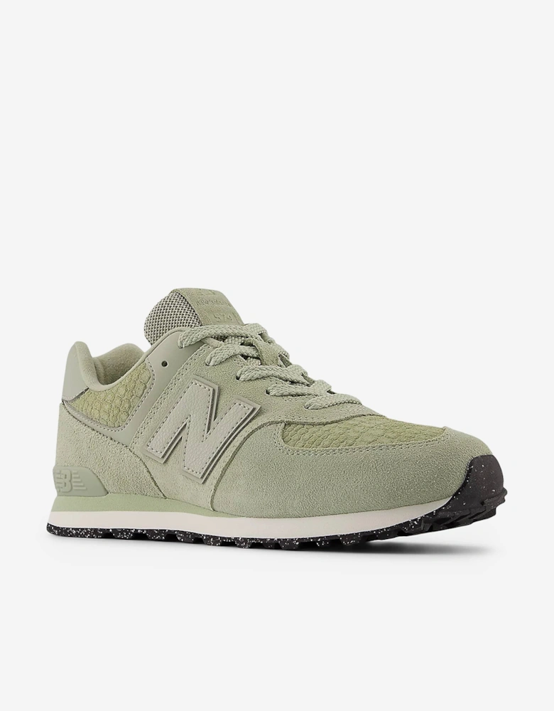 New Balance Kids 574 Trainers in Green