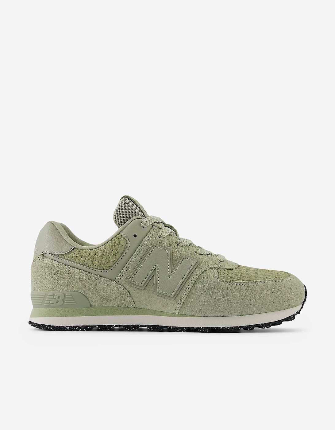 New Balance 574 Girls Green 'S New Balance 574 Trainers In - Size: Eu 38.5 Uk 5.5 - Us 6 Kids