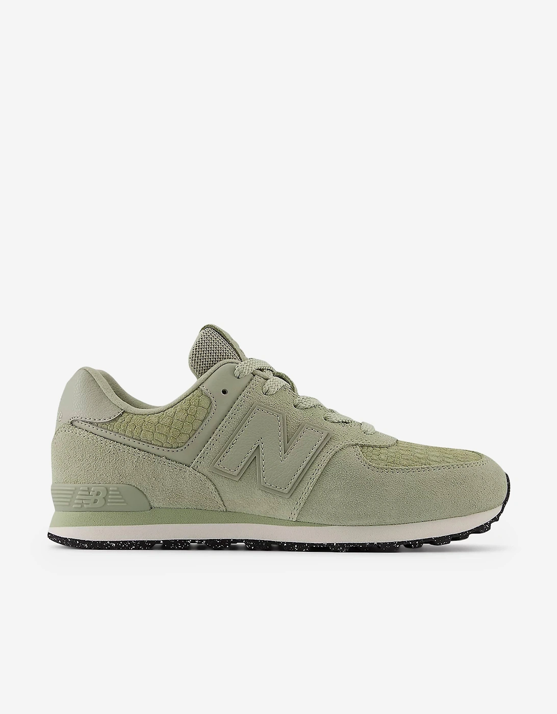 New Balance Kids 574 Trainers in Green, 6 of 5