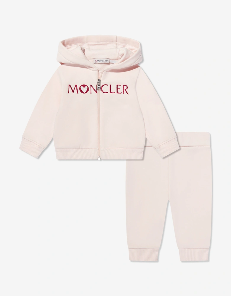 Enfant Baby Girls Logo Tracksuit in Pink