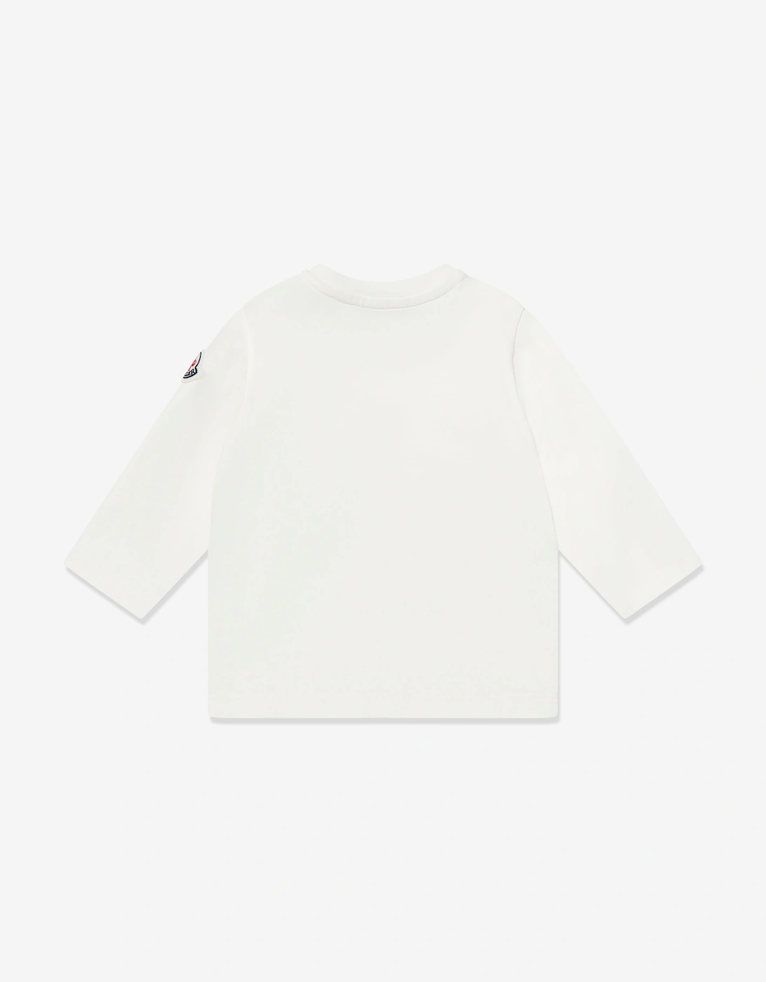Enfant Baby Boys Long Sleeve Bear T-Shirt in Ivory