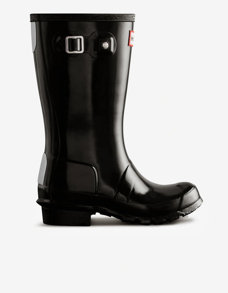 Kids Original Gloss Wellington Boots in Black