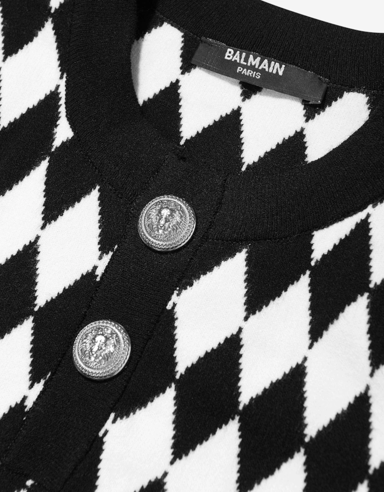 Girls Knitted Top in Black