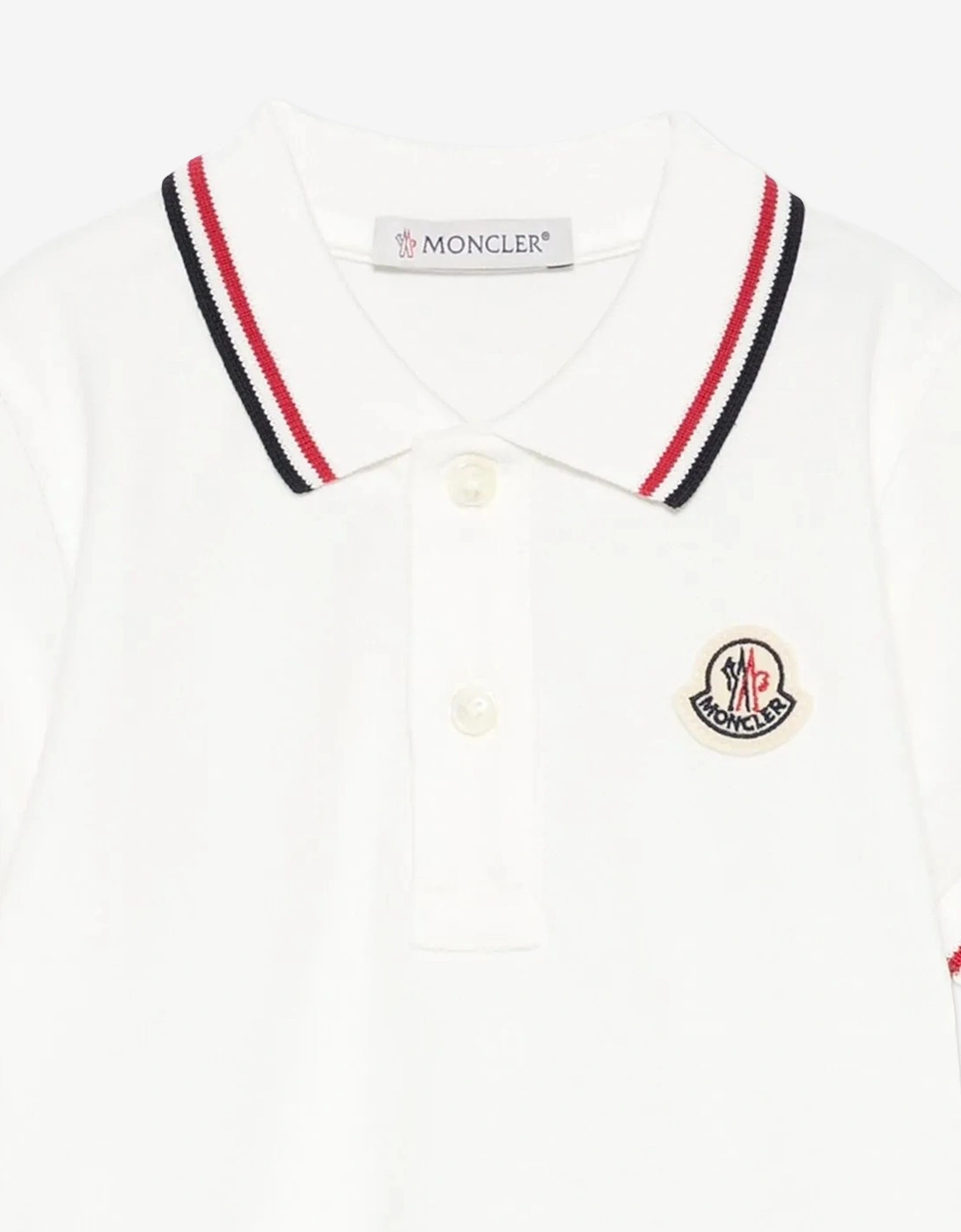 Enfant Baby Boys Logo Polo Shirt in Ivory