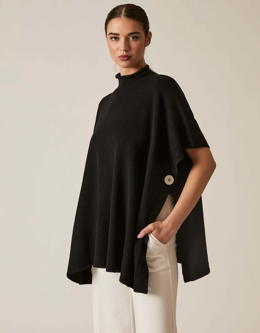 Black Button Poncho, 7 of 6