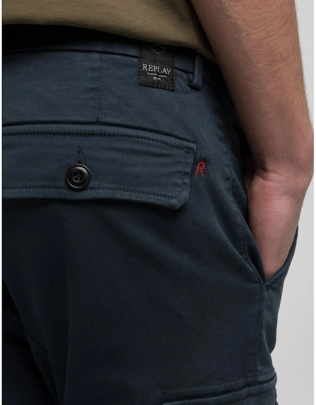 Jaan Cargo Trousers 010 Blue