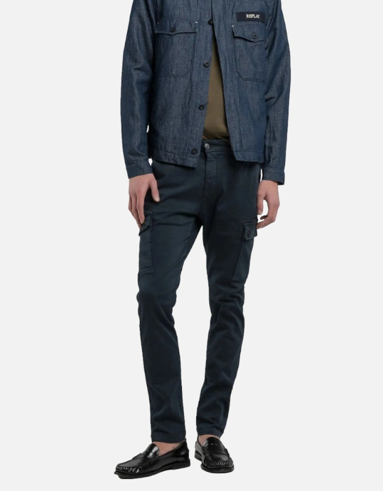 Jaan Cargo Trousers 010 Blue