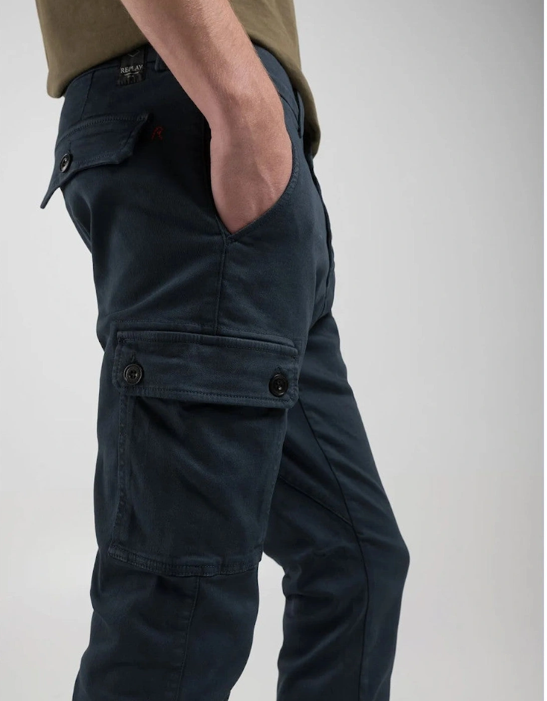 Jaan Cargo Trousers 010 Blue
