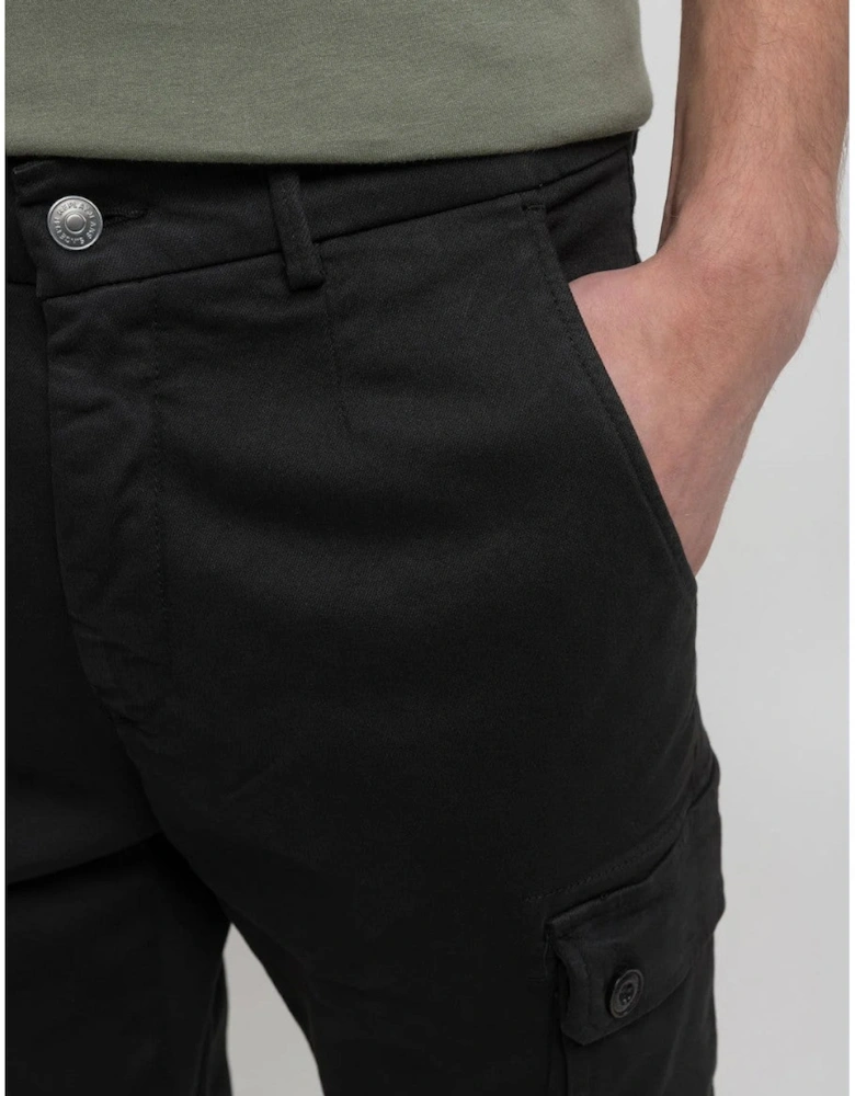 Jaan Cargo Trousers 040 Black
