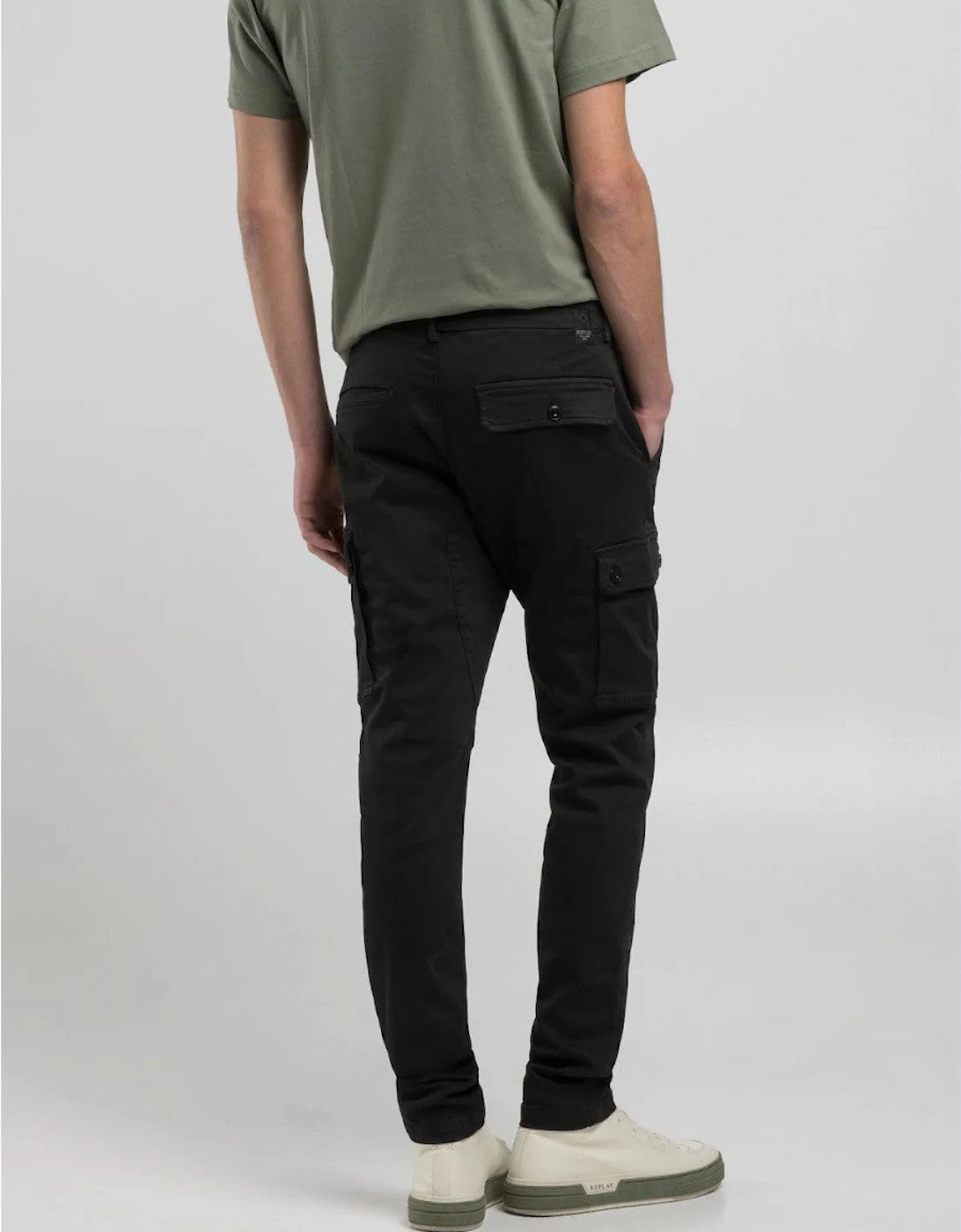 Jaan Cargo Trousers 040 Black