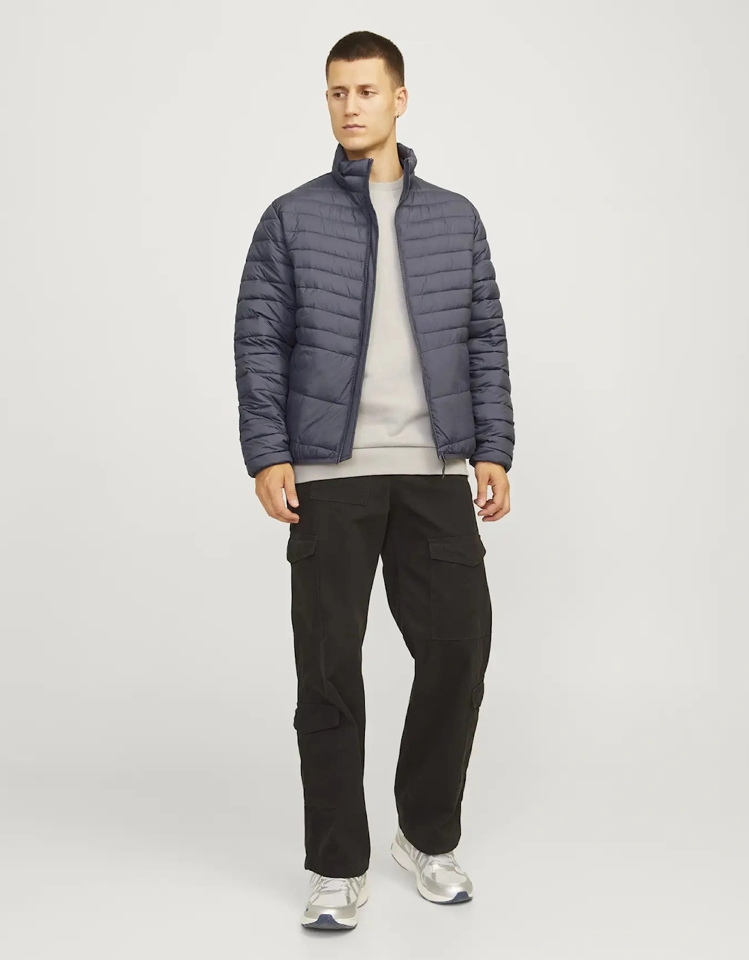 State Packable Puffer Jacket - Asphalt Grey