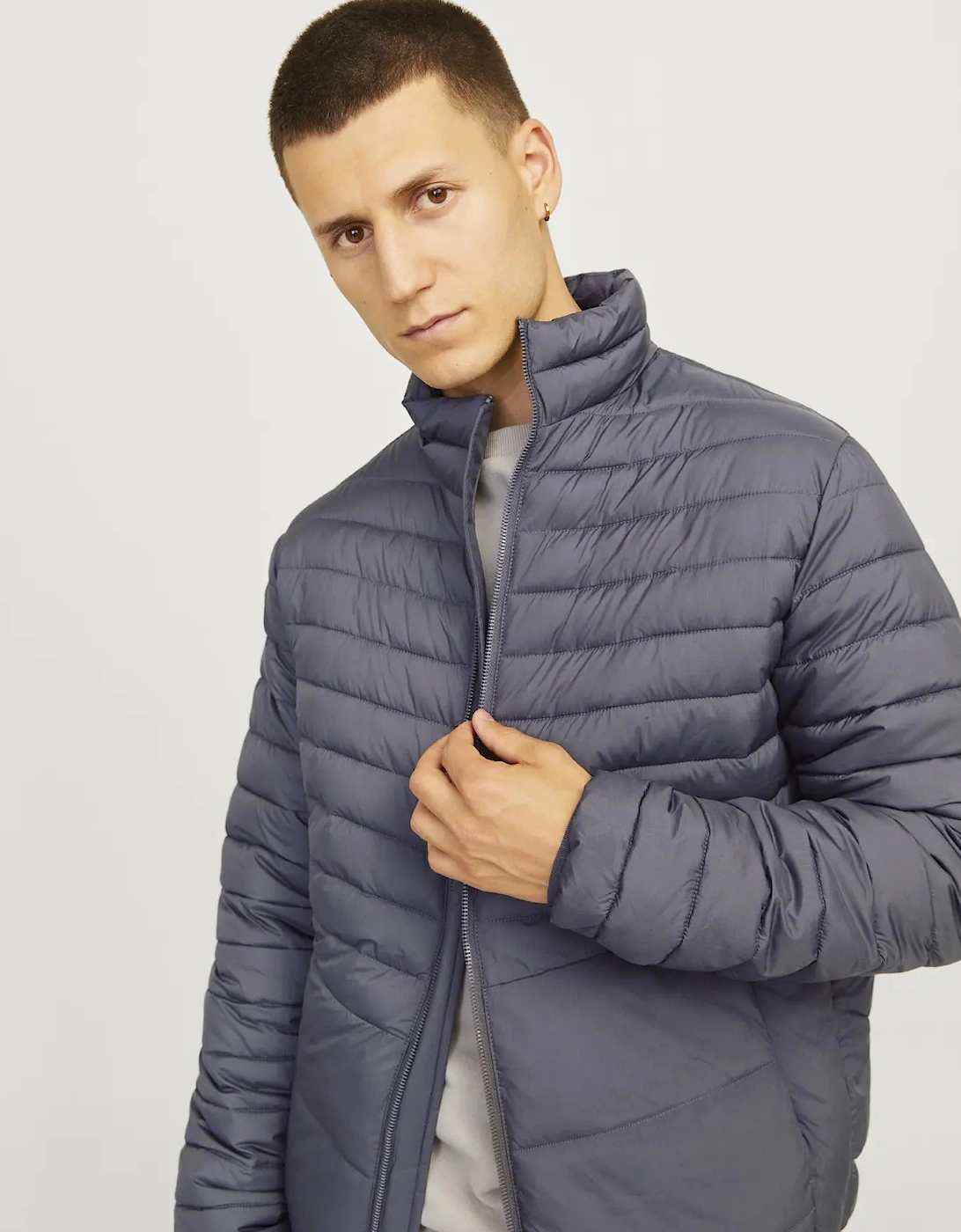 State Packable Puffer Jacket - Asphalt Grey