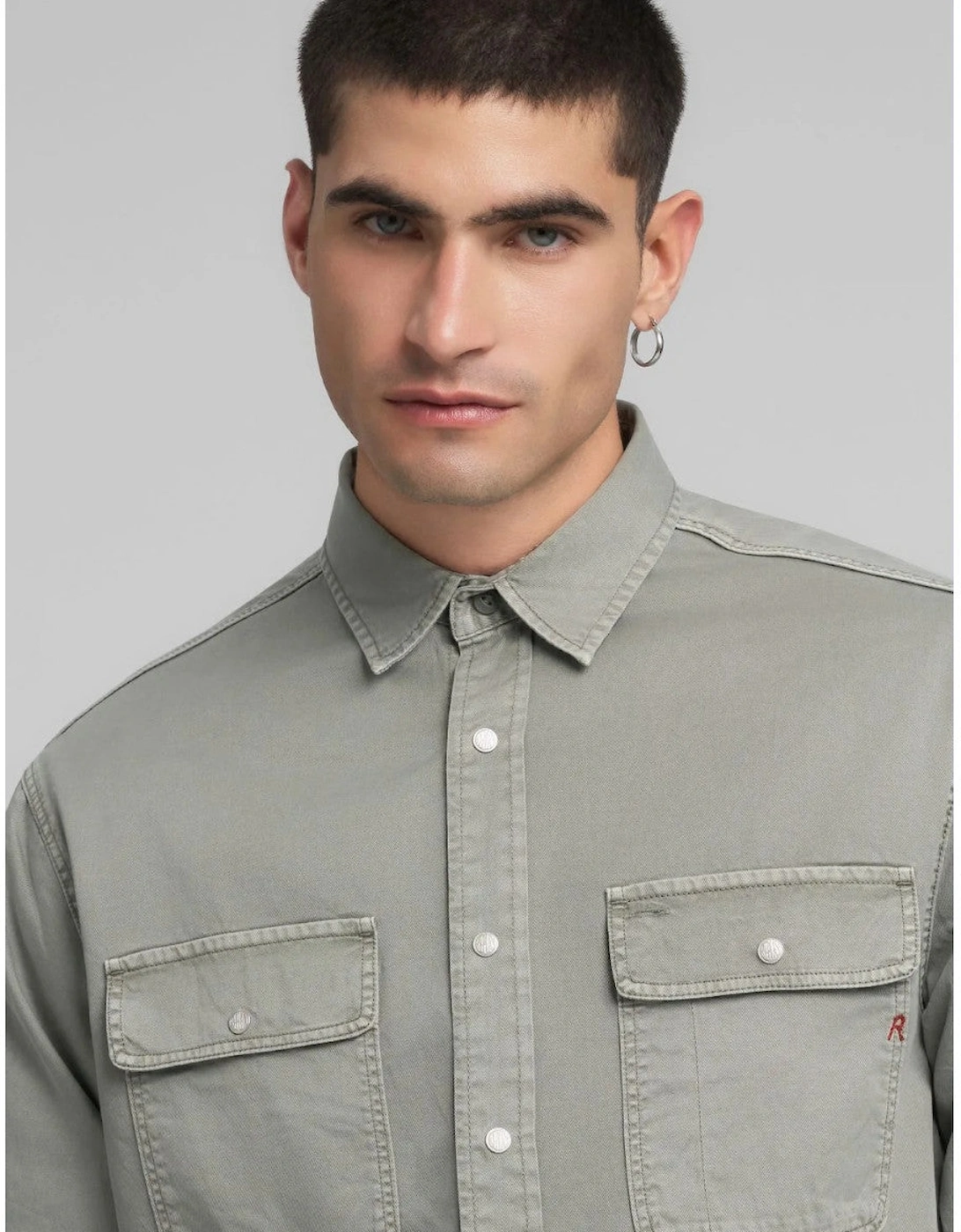 Double Pocket Shirt 705 Grey