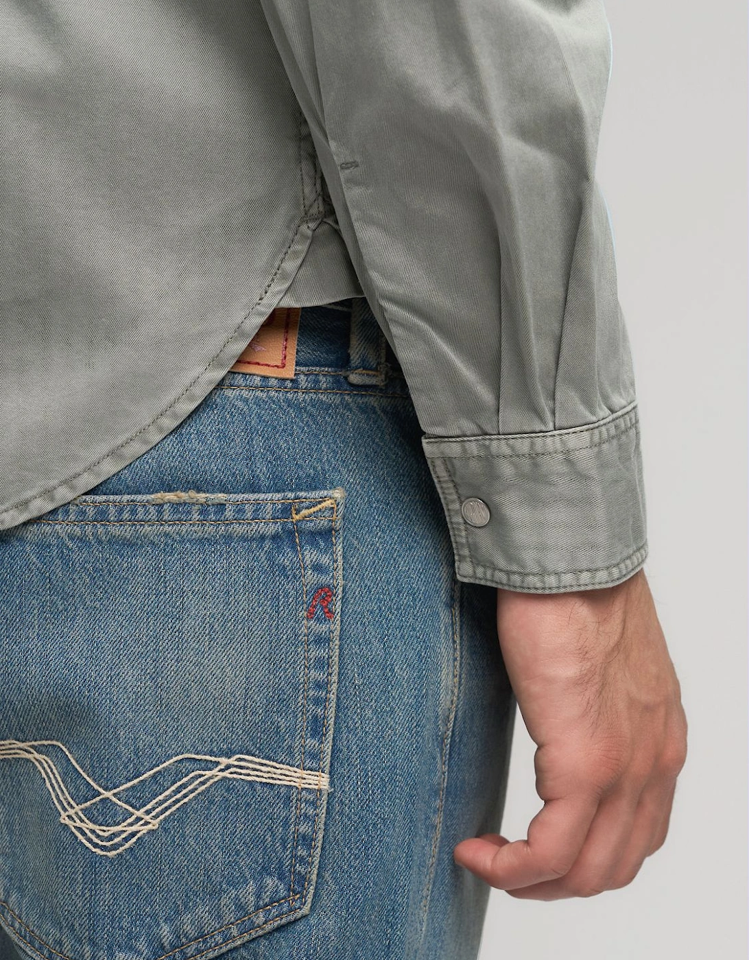 Double Pocket Shirt 705 Grey