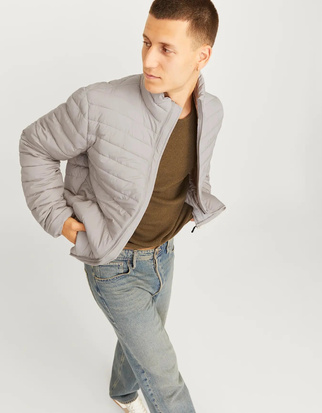 State Packable Puffer Jacket - Atmosphere Grey