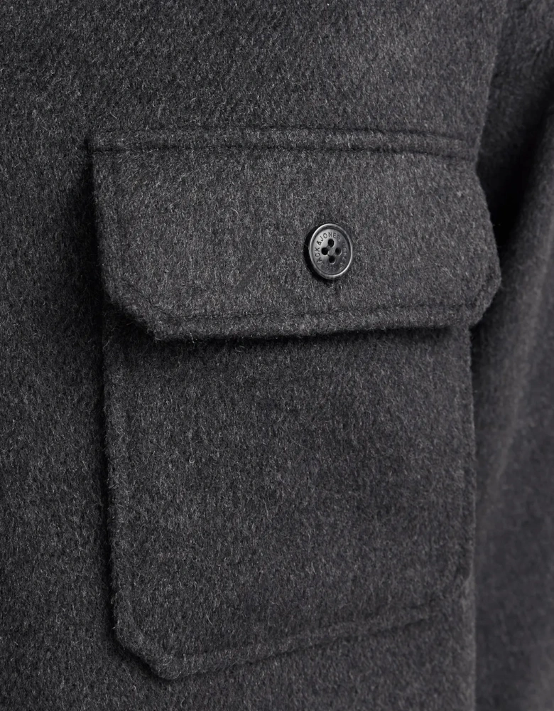 Bradley Ollie Overshirt - Black