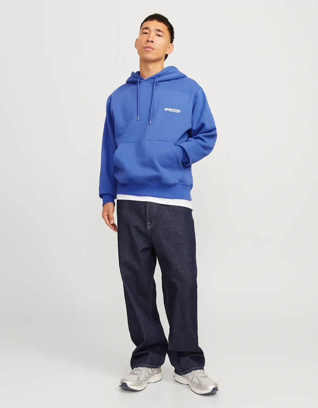 Union Print Hoodie - Beaucoup Blue