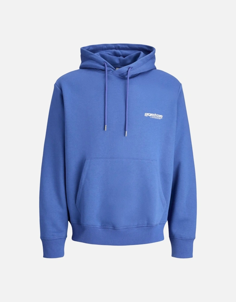Union Print Hoodie - Beaucoup Blue