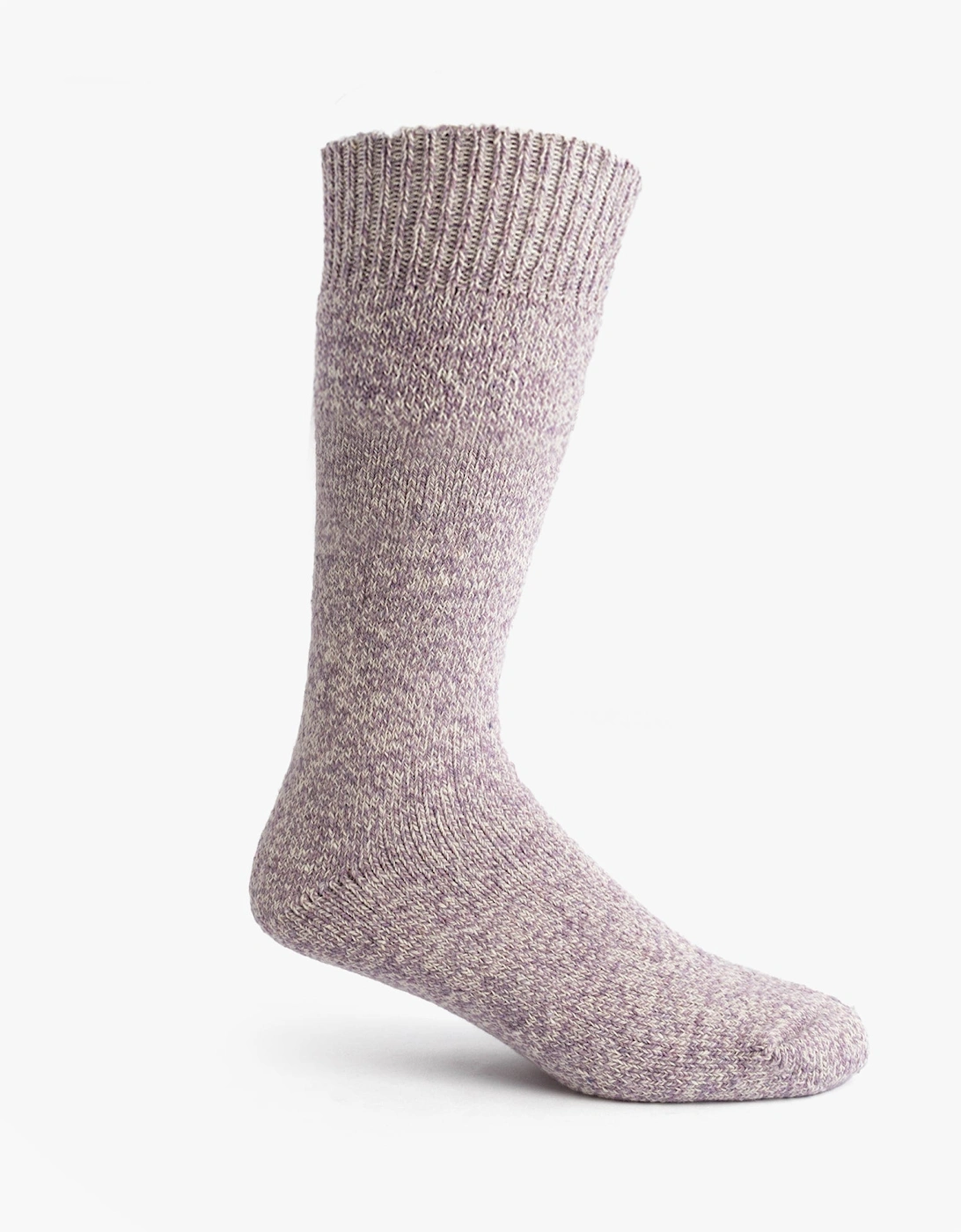 Womens Welly Boot Socks Light Purple, 5 of 4
