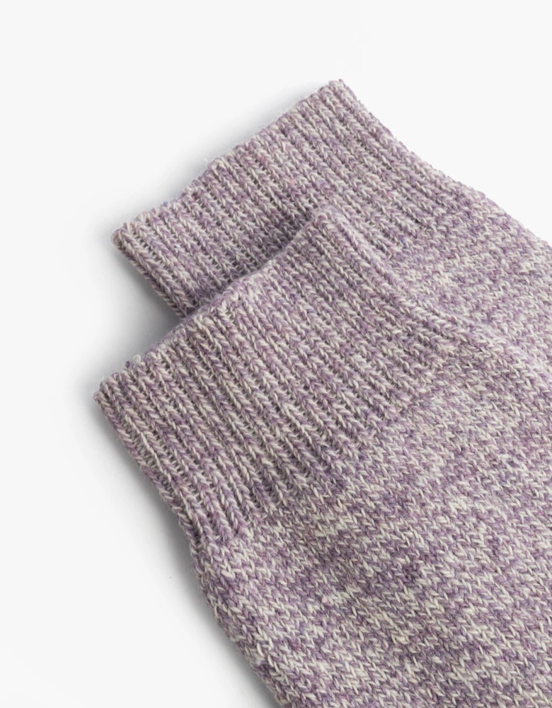 Womens Welly Boot Socks Light Purple