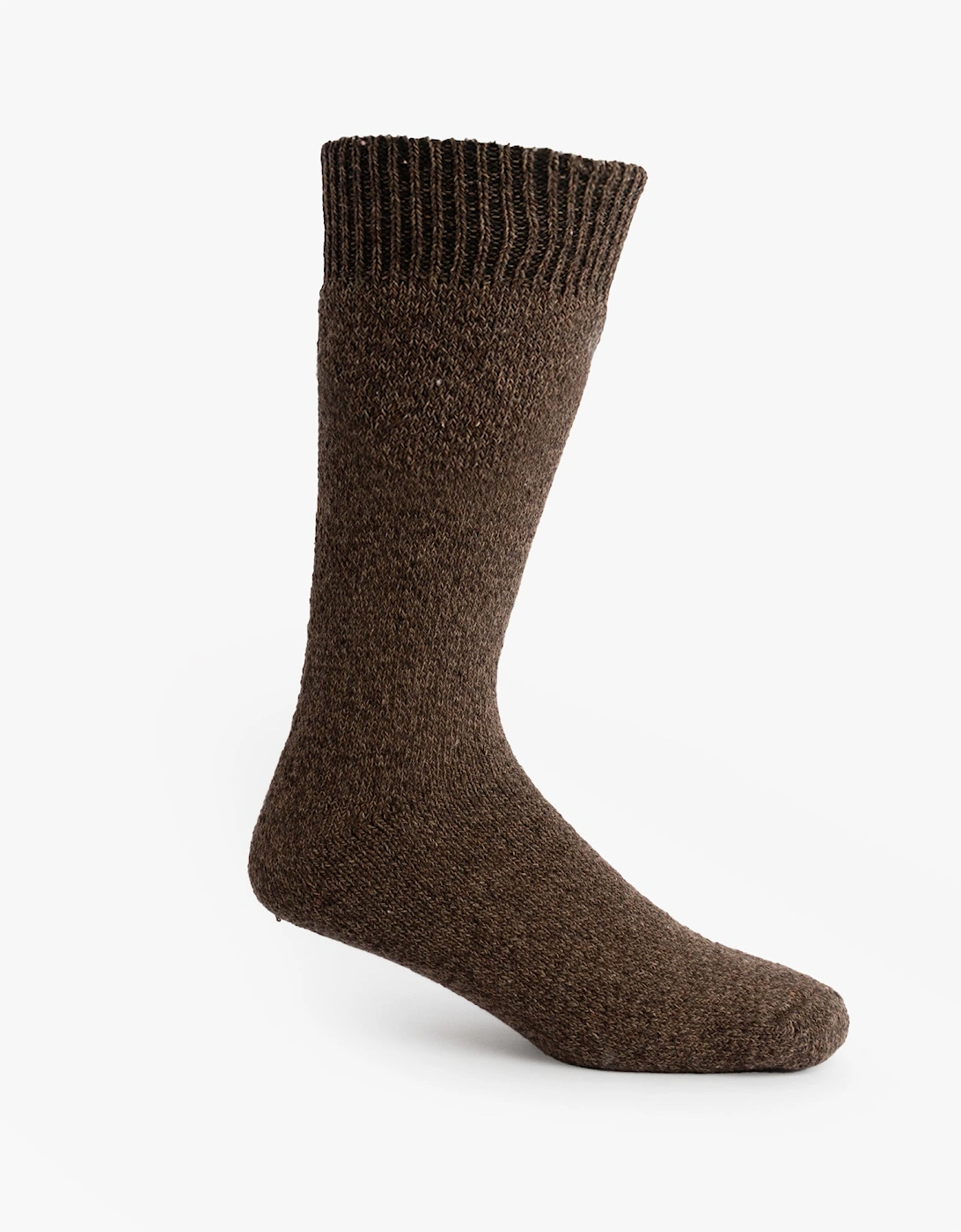 Mens Welly Boot Socks Brown, 5 of 4