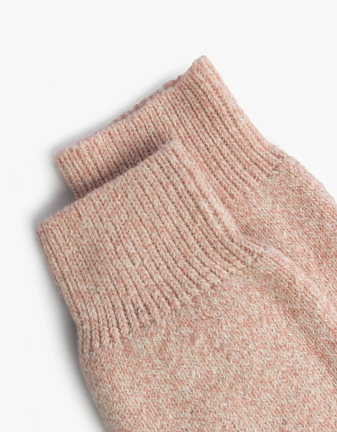 Womens Welly Boot Socks Light Pink