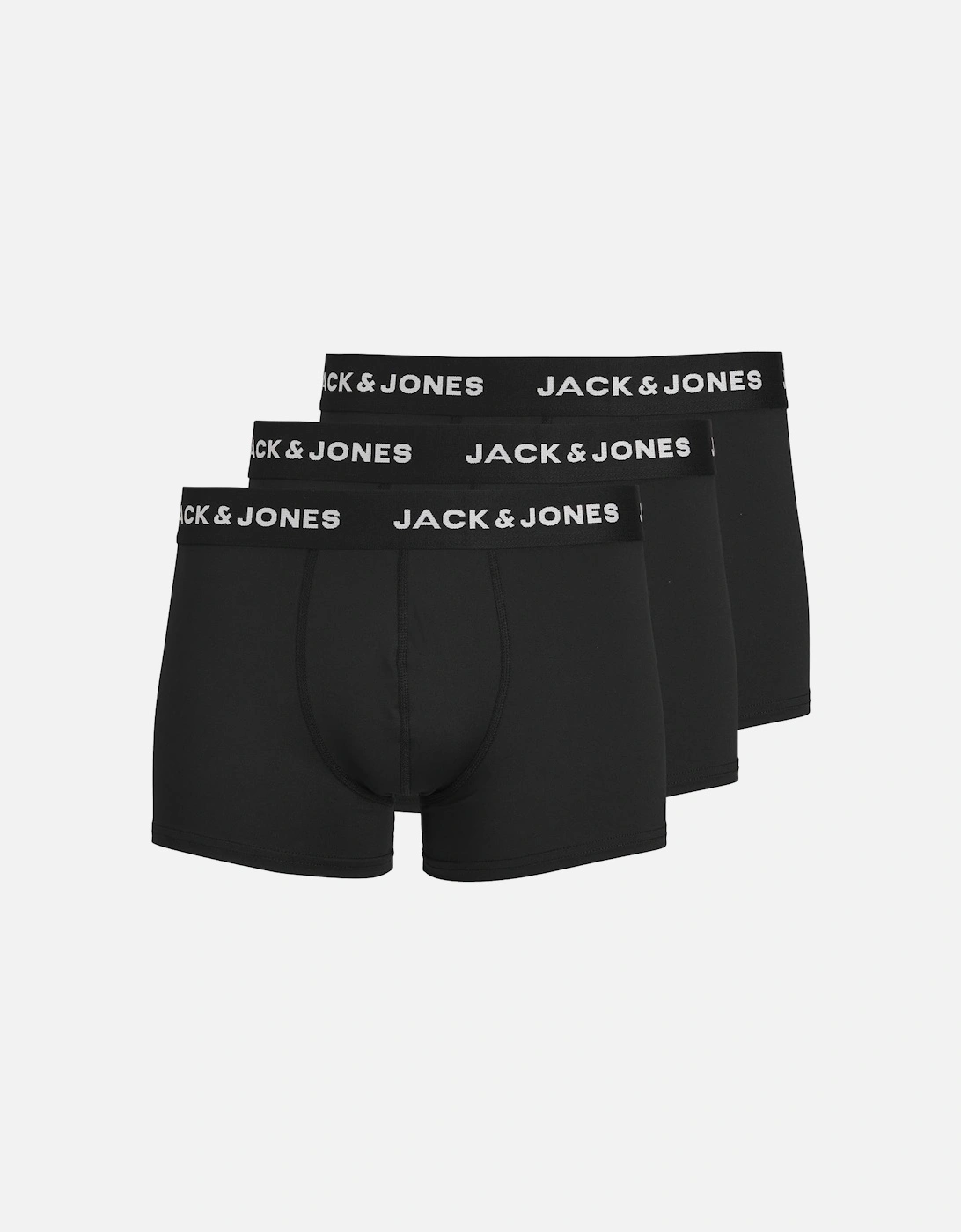 3-pack Microfiber Boxers - Black/ Black