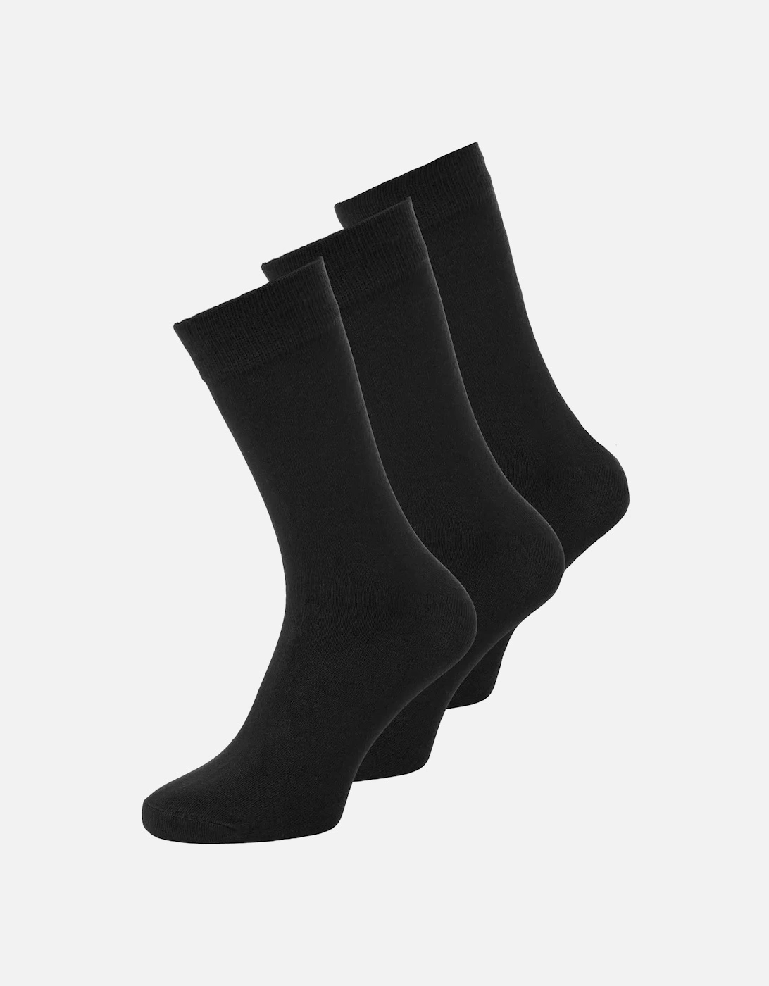Bamboo Socks 3 Pack - Black, 4 of 3