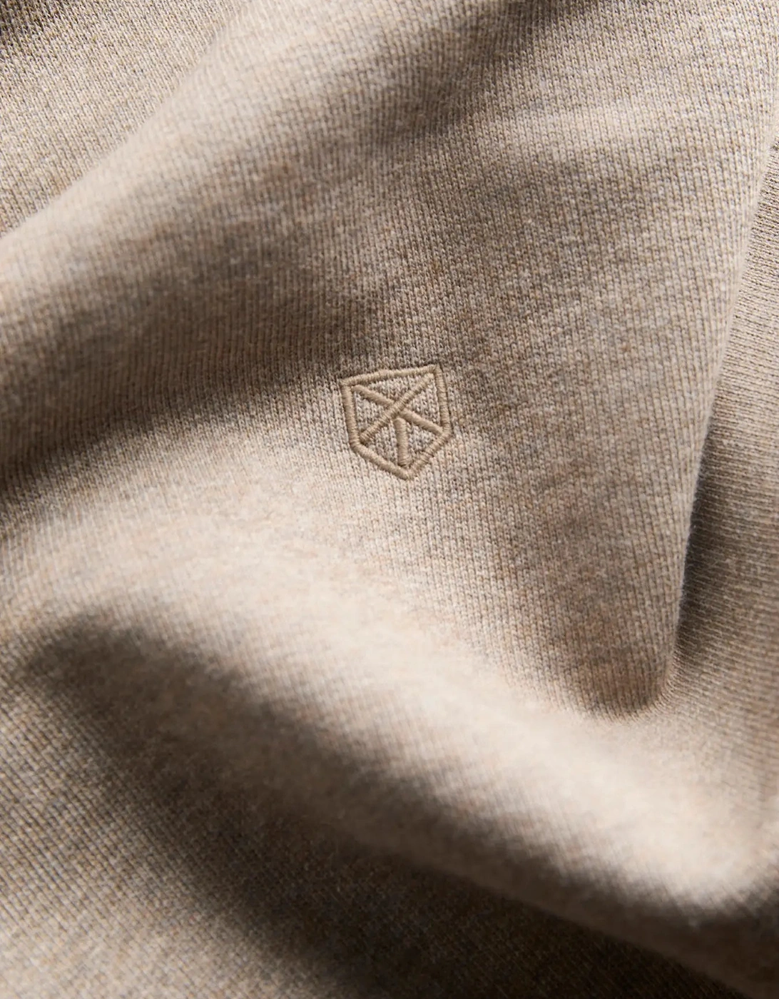 Clogan Crew Neck Sweatshirt - Brindle Melange