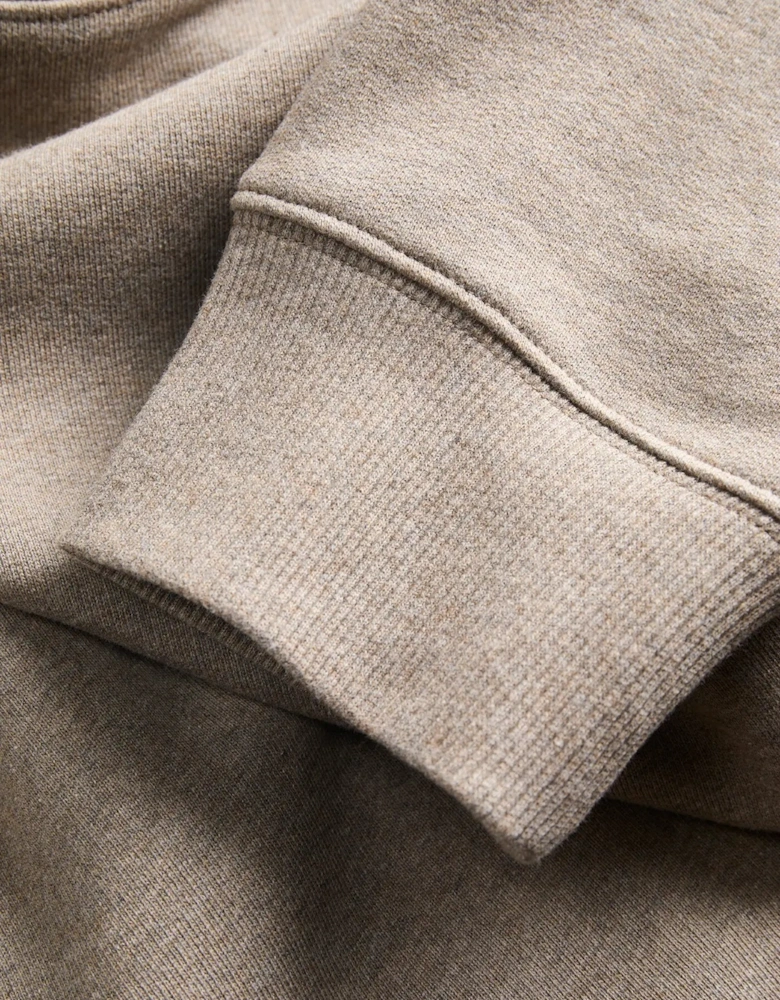 Clogan Crew Neck Sweatshirt - Brindle Melange