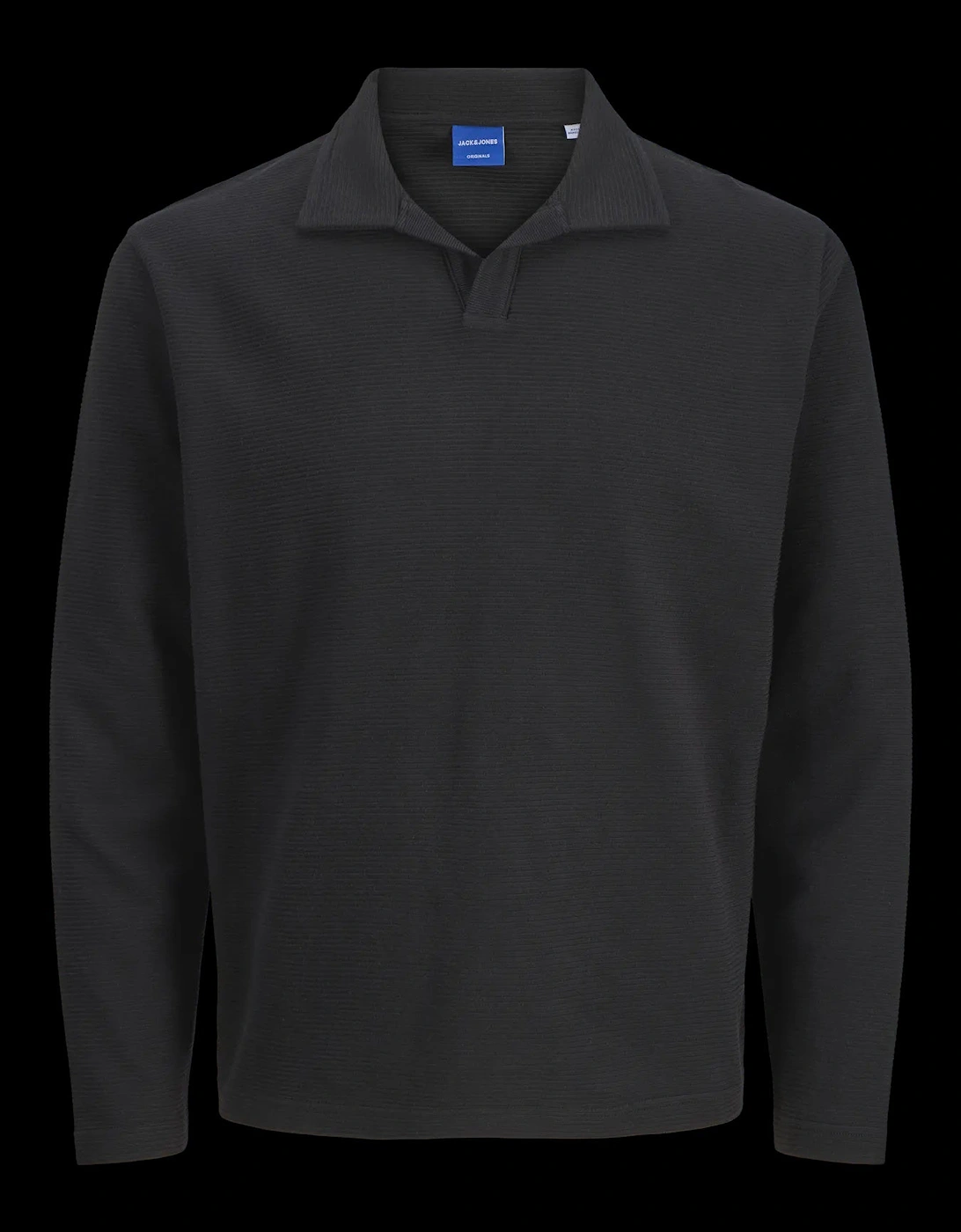 Ottoman Long Sleeve Polo - Black, 2 of 1