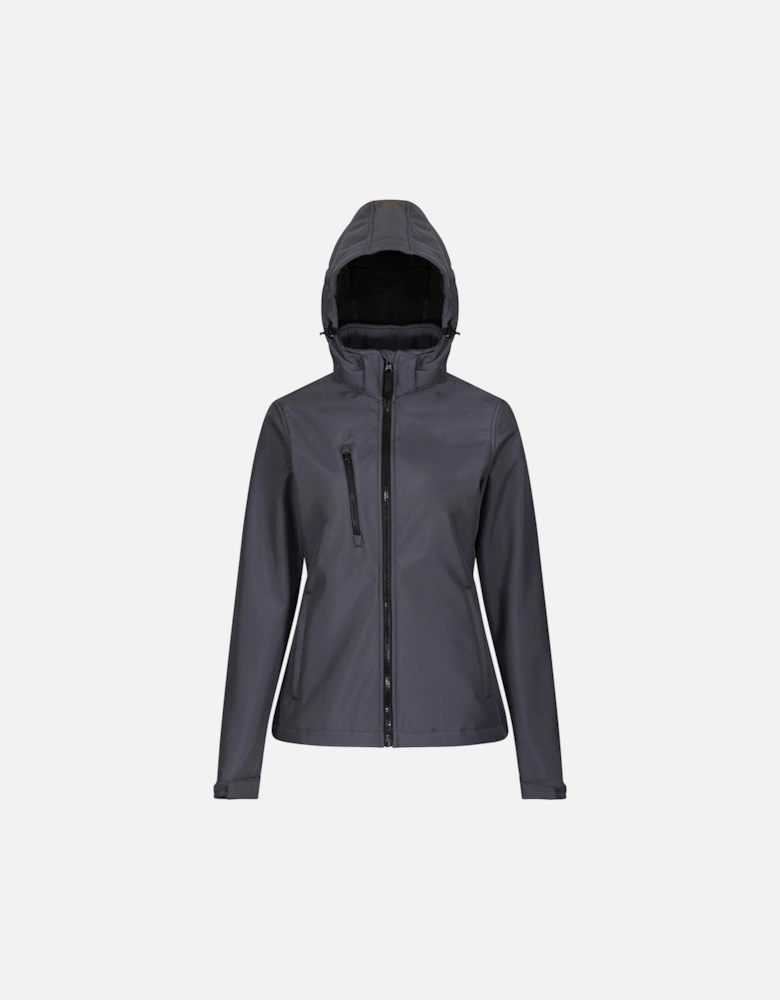 Womens/Ladies Venturer 3 Layer Hooded Soft Shell Jacket