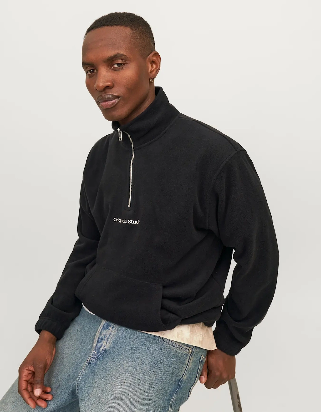 Vesterbro Half Zip Fleece - Black